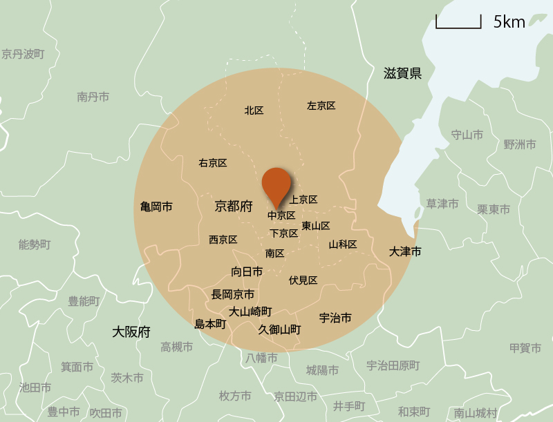訪問歯科の対象エリア