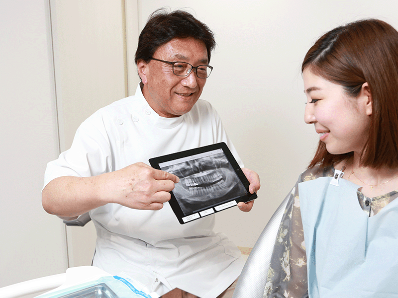 治療説明の様子