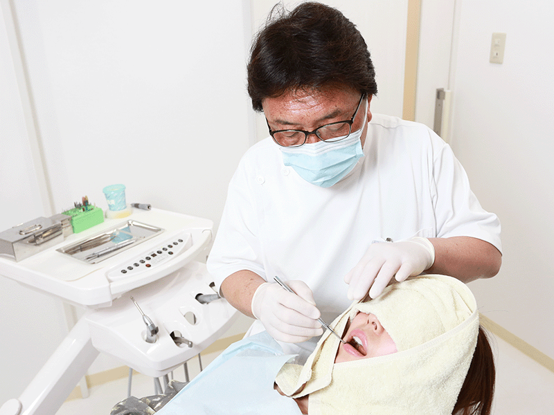 歯科治療の様子